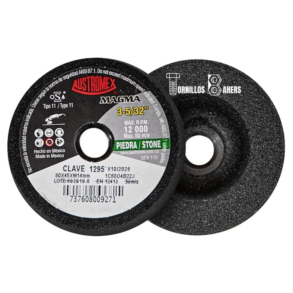 [AUS1295] COPA ABRASIVA 3-5/32X1-3/4X14-2 MEDIO 12954 AUSTRO