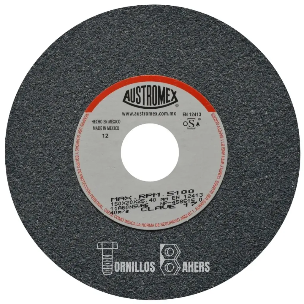 [AUS17] RUEDA ABRASIVA 150X19X25 17 AUSTROMEX