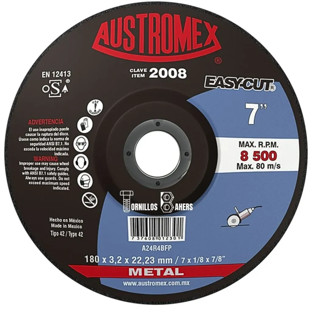 [AUS2008] DISCO CORTE 22X175X3 EC 2008 AUSTRO