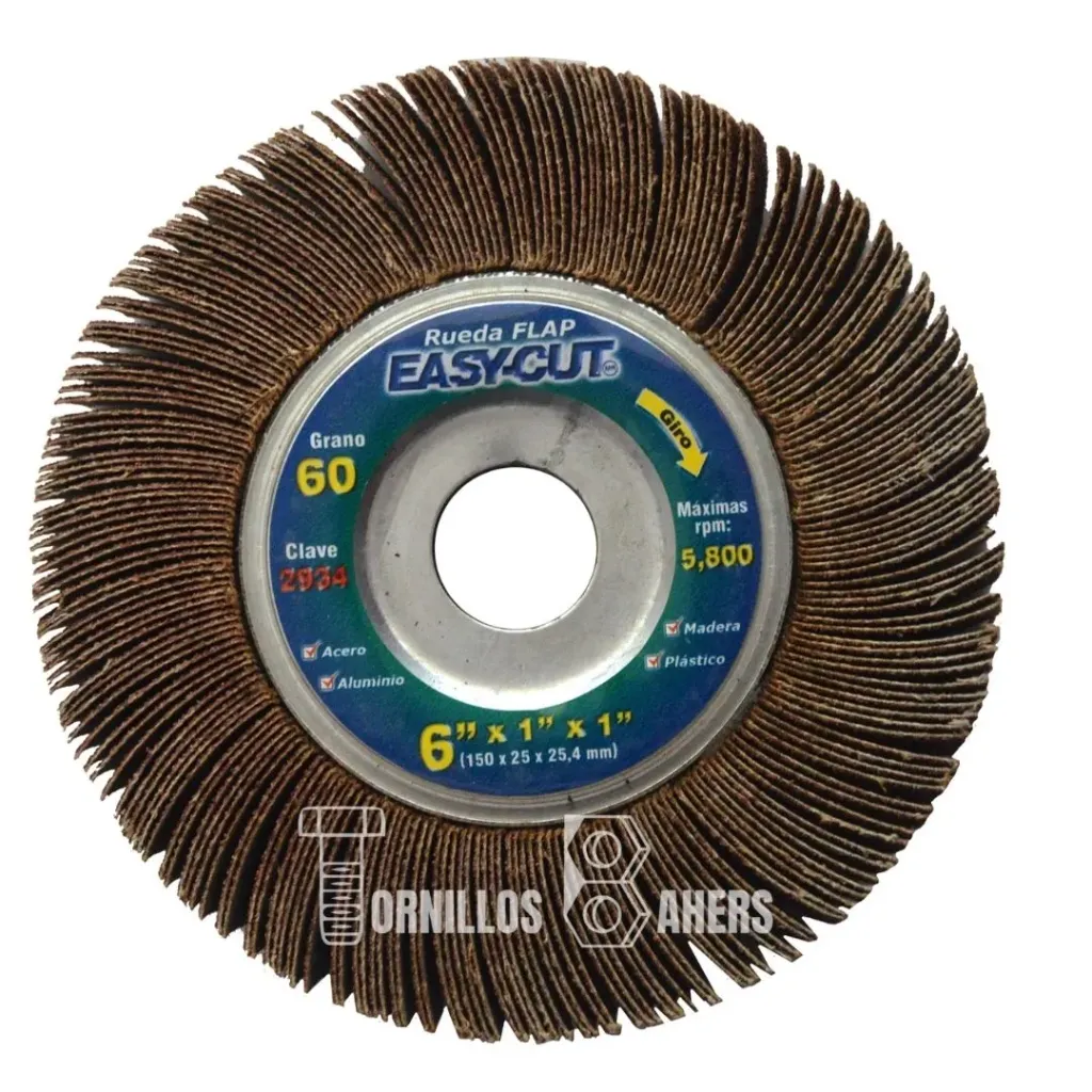 [AUS2934] RUEDA FLAP 6 X 1 X 1 GR60 2934