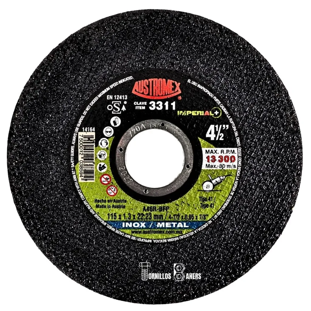 [AUS3311] DISCO CTE MET 115X1.3X22 3311 AUSTROMEX