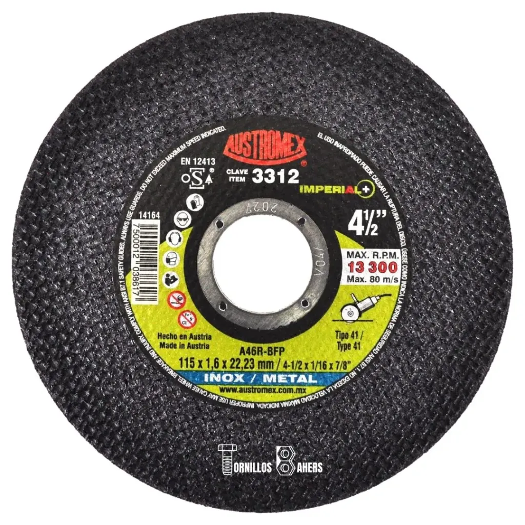 [AUS3312] DISCO CTE MET 115X1.2X22 3312 AUSTROMEX