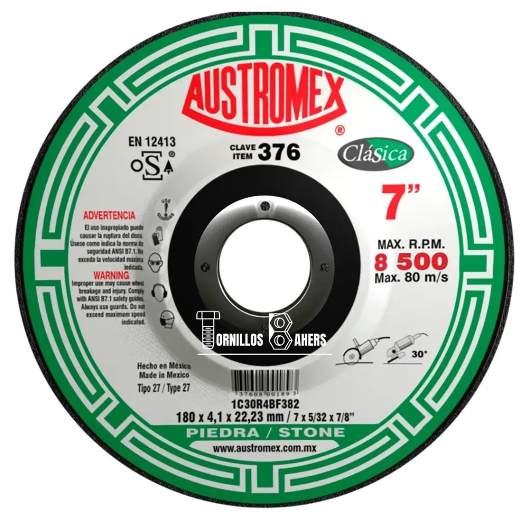 [AUS376] DISCO CTE PIED 5/32X7/8X7 376 AUSTR