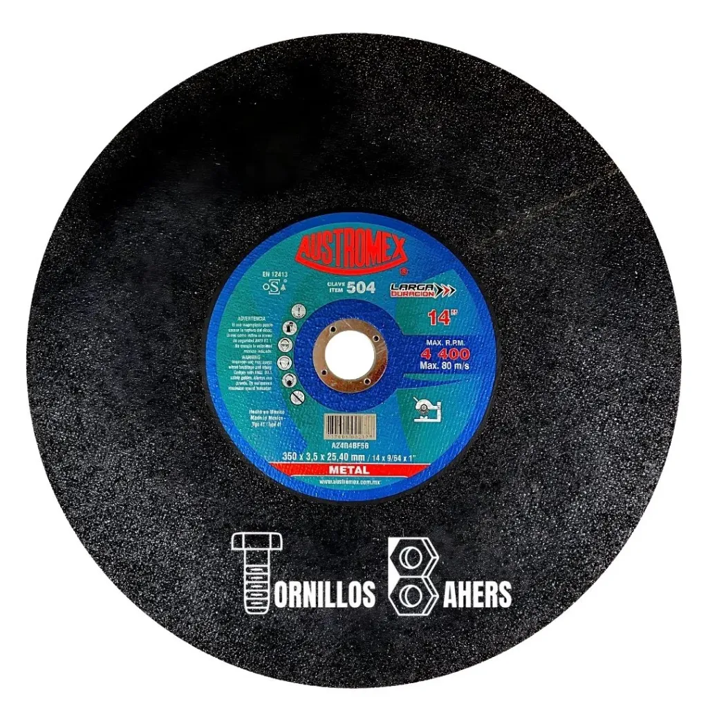DISCO CTE MET 3X25X350 LGA DUR 504
