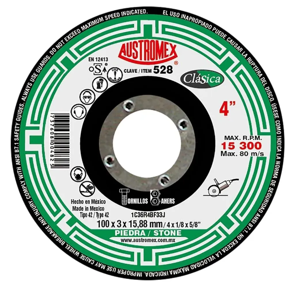 DISCO CTE PIED 528 4" AUSTROMEX