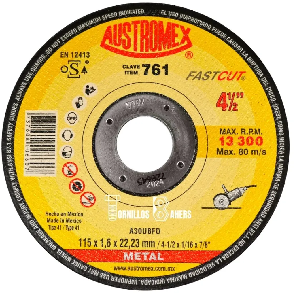 DISCO CTE 114X1.6X22.2 761 FAST CUT AUSTROMEX