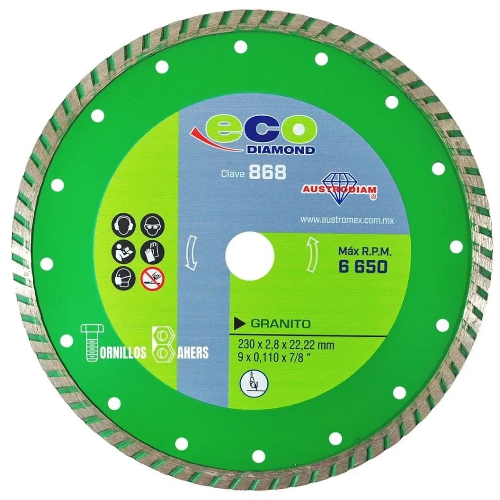 [AUS868] DISCO DIAMANTE 230X2.8X22 ECO 30-60 868 AUSTROMEX