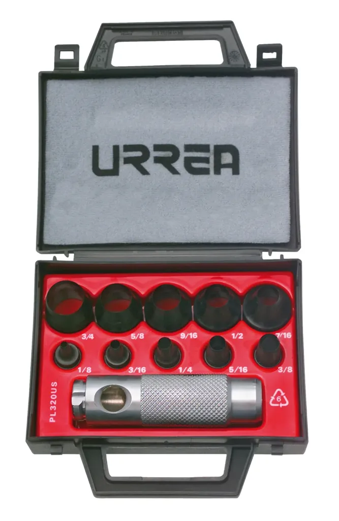 [HR49901] JGO SACABOCADOS 11PZ 1/8-3/4  49901 URREA
