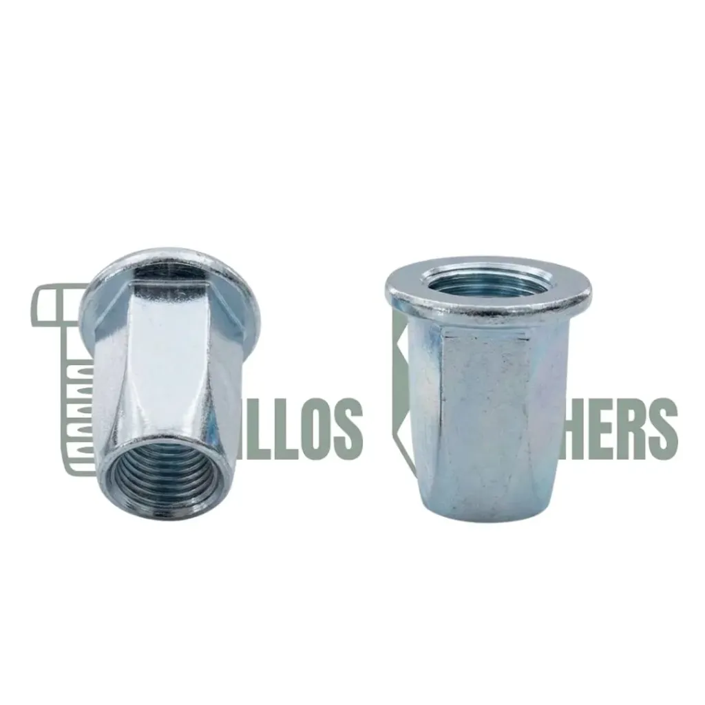 [UIHCAG09] TUERCA REMACHABLE 3/8-16 HEX CALTA ACERO GALV