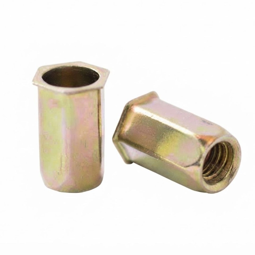 TUERCA REMACHABLE 1/2-13 HEX CBAJA ACERO