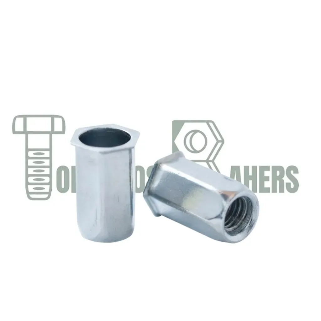 [UIHCBG09] TUERCA REMACHABLE 3/8-16 HEX CBAJA ACERO GALV