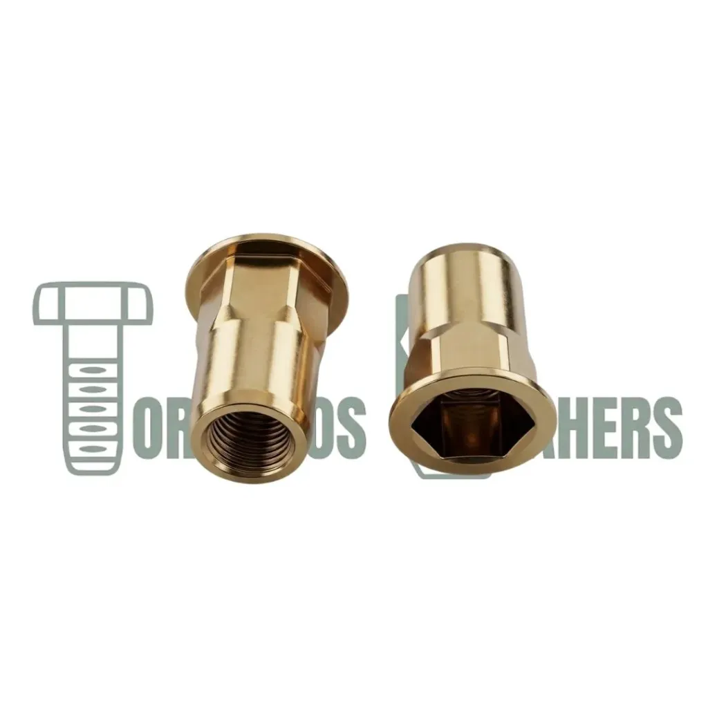 [UIHSCA13] TUERCA REMACHABLE 1/2-13 SEMI HEX CALTA ACERO