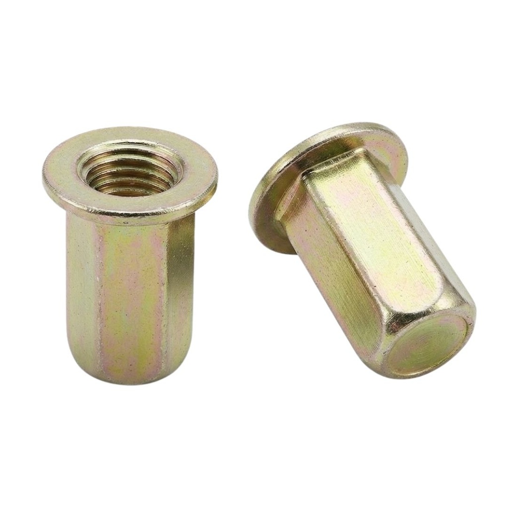 TUERCA REMACHABLE M5-0.8 HEX CALTA ACERO