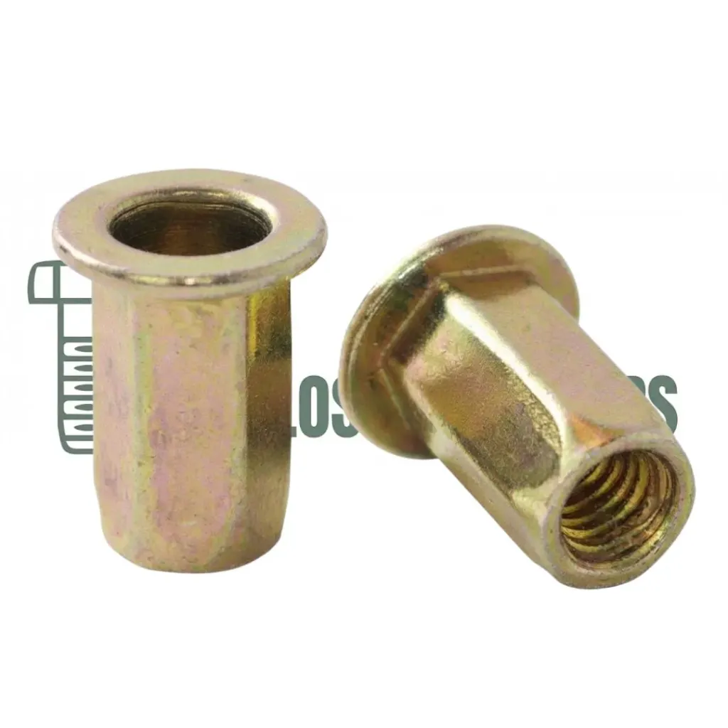 [UIMHCA05] TUERCA REMACHABLE M5-0.8 HEX CALTA ACERO