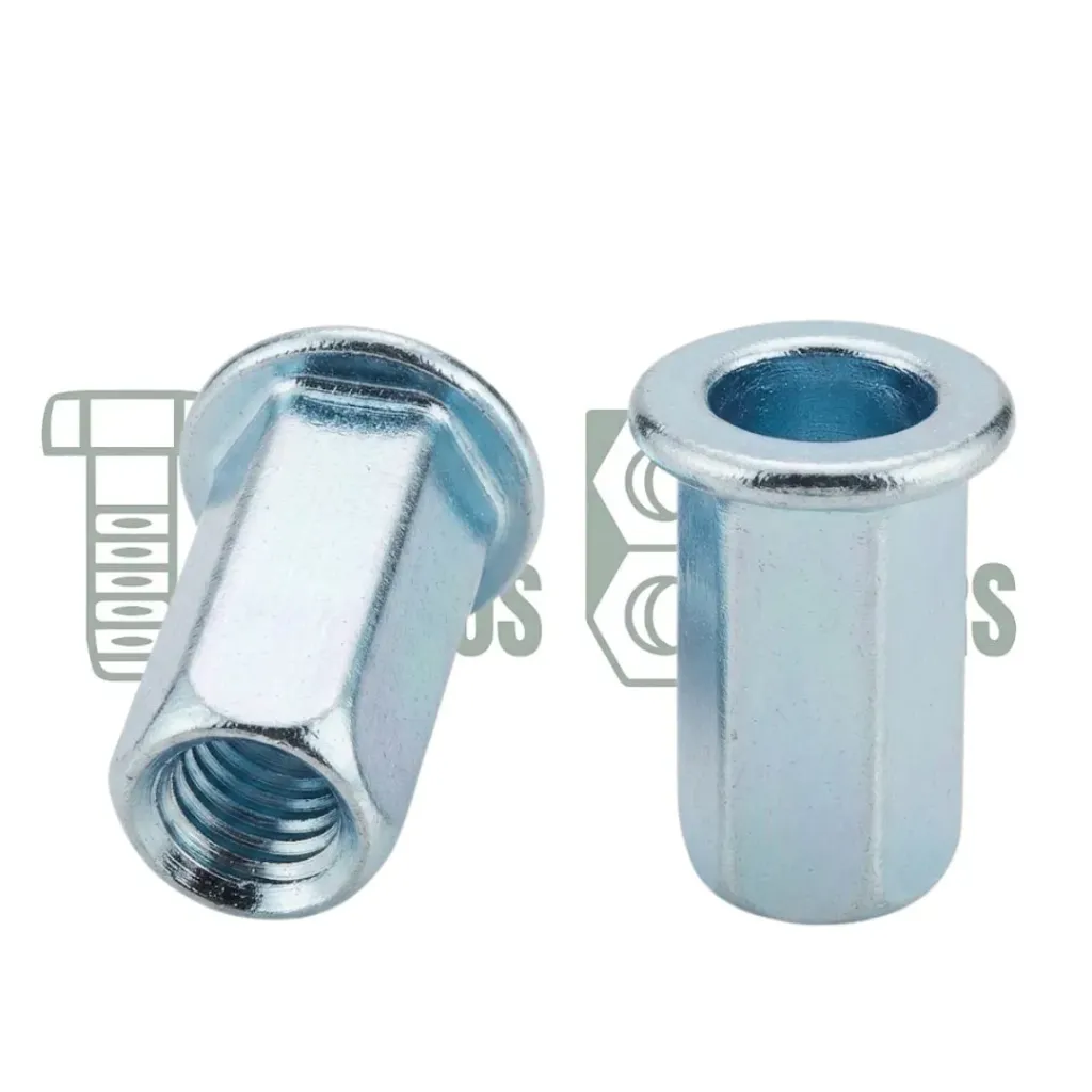[UIMHCAG06] TUERCA REMACHABLE M6-1.00 HEX CALTA GALV