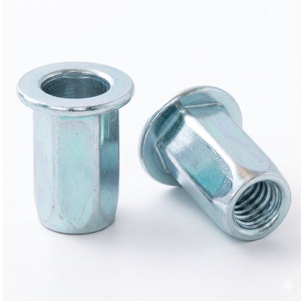 TUERCA REMACHABLE M6-1.00 HEX CALTA GALV