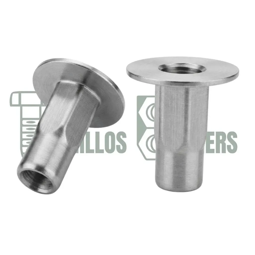 [UIMHCAS06] TUERCA REMACHABLE M6-1.0 HEX CIL ANCHA ACERO ESP