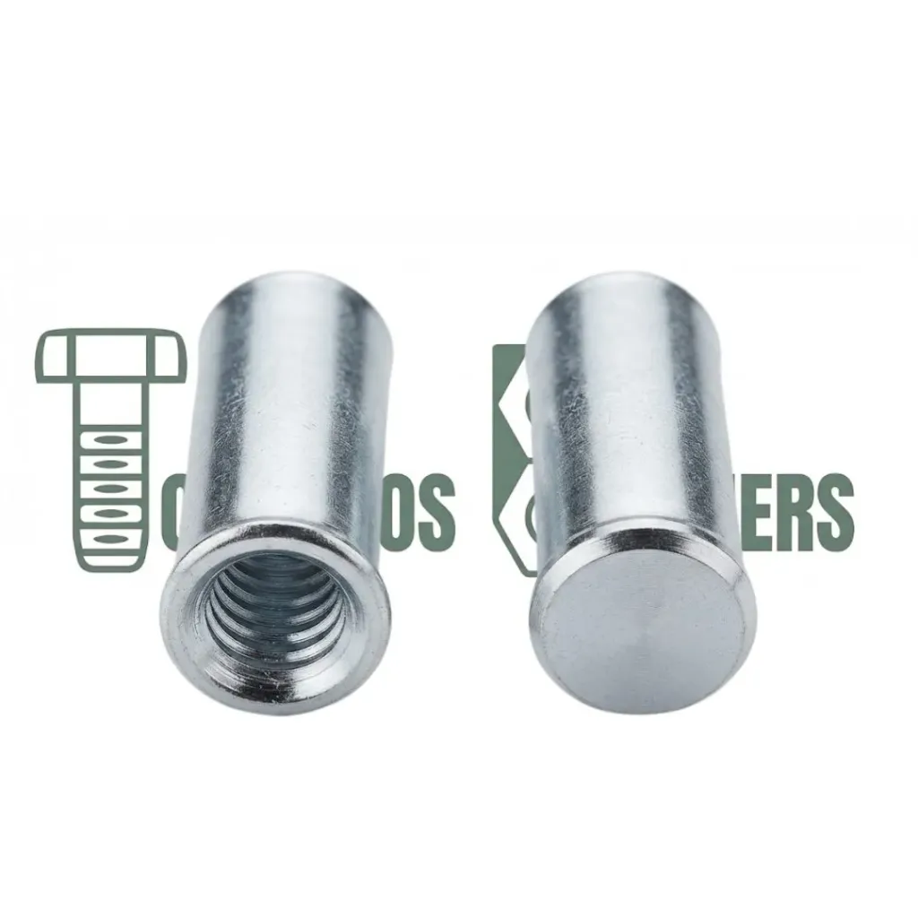 [UIMICA06L] TUERCA REMACHABLE M6-1.0 CALTA INOX LISA