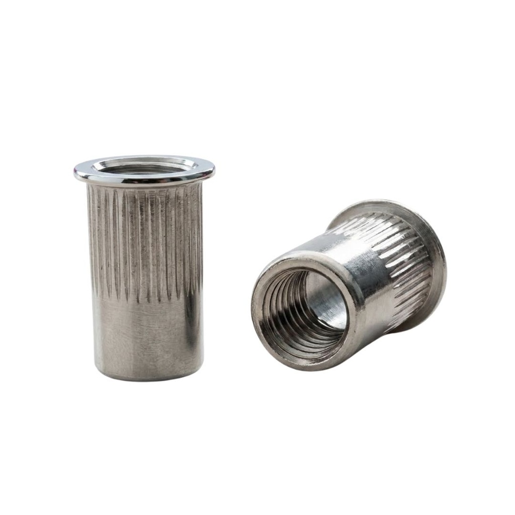 TUERCA REMACHABLE M8-1.25 CBAJA INOX LISA